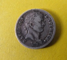 50 cts  Demi Franc argent Napoléon 1er 1808 W Lille