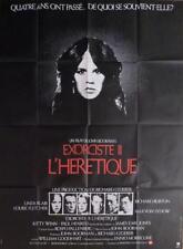 THE EXORCIST II : THE HERETIC - BURTON / BLAIR - ORIGINAL LARGE MOVIE POSTER