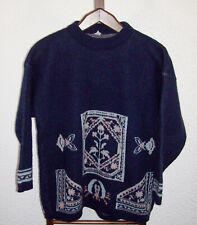 PULL Tunique Femme 51% Laine, Taille L --- (PF_153)