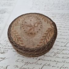 BOITE BONBONNIERE Ancienne Recouverte Fil d'Or 1900 Old Sweet BOX Casket