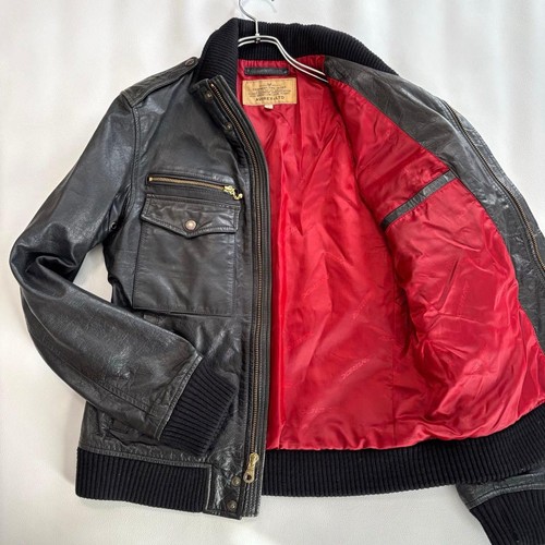 Veste cuir avirex taille l - cuir,