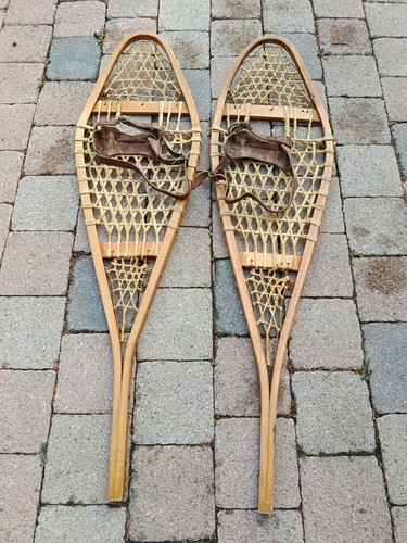 Ancienne paire raquettes à - ancienne,