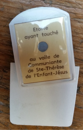 Relique etoffe ayant touché - ayant,