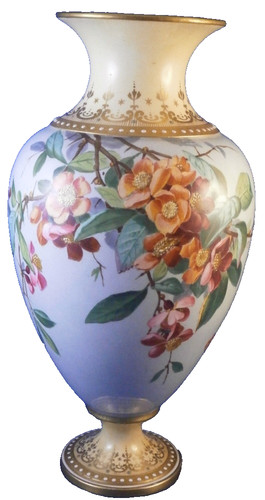Vase porcelaine floral - vase,