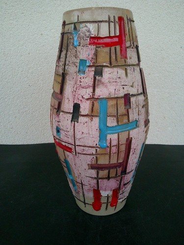 Vase ceramique brutaliste - vase,
