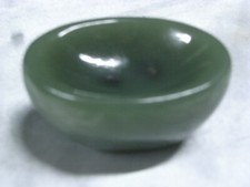 ANCIEN BOL MINIATURE PIERRE EN JADE SCULPTE JADEITE