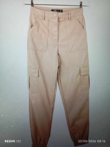 Pantalon femme cargo beige - femme, m