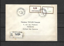 02 (RARE)  Enveloppe de centre de formation + timbres fictifs  Année 1970