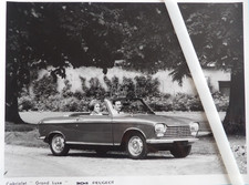 Photo presse PEUGEOT 204 Cabriolet Grand Luxe cp18