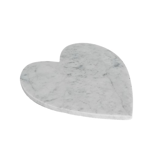 Coeur marbre plateau de - coeur, en