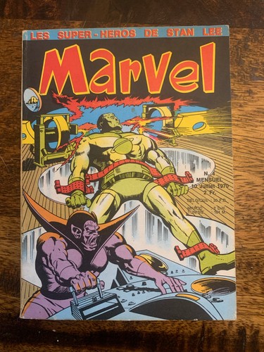 Marvel juillet 1970 edition - marvel, 4,juillet