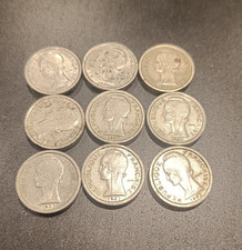 9 Jetons PTT Téléphones Publics 1937