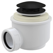 Bonde De Douche Noir Pop-Up Alcadrain