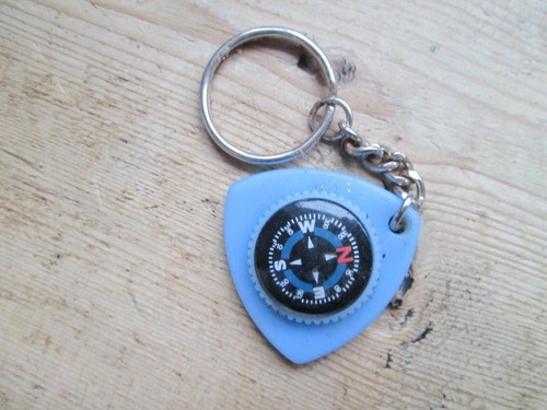 Compass key fob plastic - key,
