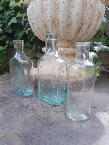 Lot anciens flacons en - lot,