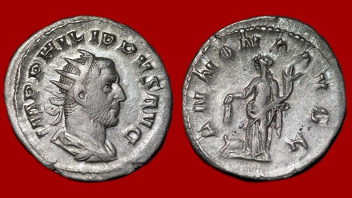 Roman coin philippe i - roman,