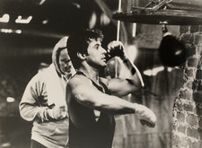 PHOTOGRAPHIE VINTAGE L'ACTEUR STALLONE ROCKY BALBOA (13)