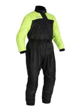 COMBINAISON DE PLUIE UNE PIÈCE RAINSEAL NOIR/JAUNE FLUORESCENT TAILLE 3XL (XXXL)