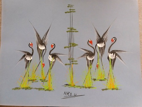 Gouache originale signée - gouache,