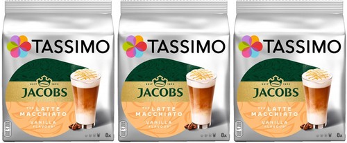 Tassimo jacobs latte - 3x,