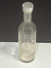 BOUTEILLE / FLACON Gradué pharmacie apothicaire Cuillerées à soupe / Grammes