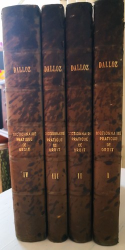 Dictionnaire pratique droit - de,