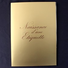 Naissance d'une Etiquette -