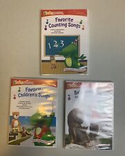 Baby Genius New 3 Pack DVD Songs Counting Animals Brand New Sealed