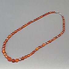 BIJOU - collier vintage en ambre et fermoir en argent 925 #31