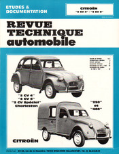 Revue Technique Automobile pour CITROEN 2 CV et 2 CV Fourgonnettes - 104 pages