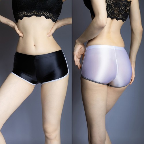 Short lingerie blanc - , soyeux