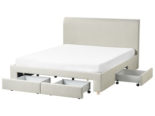 Lit moderne tissu - lit,