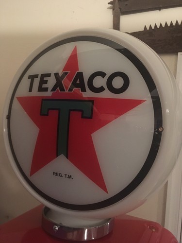 Texaco gas pump - texaco, glass