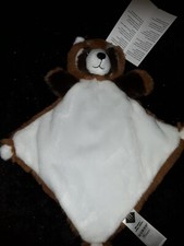 Doudou plat ours raton laveur