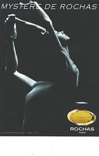 PUBLICITE ADVERTISING  1982  ROCHAS par le New York city ballet parfum MYSTERE