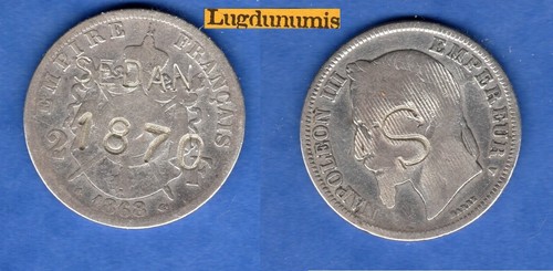 Francs 1868 paris sedan tb - 2, a