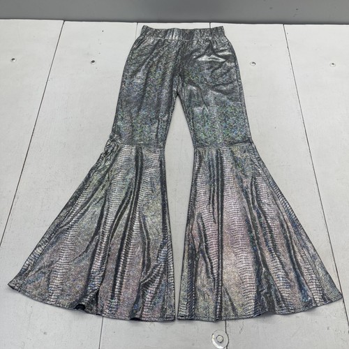 Pants womens silver flare - womens,