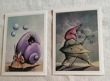 LOT DE 2 CARTES POSTALES 15X10 CONTES ET LÉGENDES EN PAYS NORMAND ALAIN LETORT