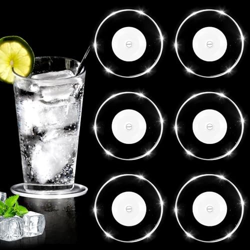 Dessous verre led lumineux - dessous,