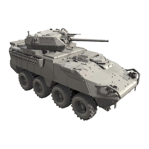 Maquette véhicule blindé - de,