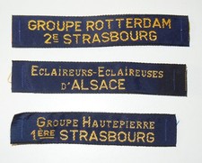 LOT DE 3 BANDES DE GROUPE