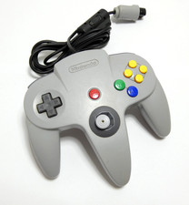 HS POUR PIECES / MANETTE NINTENDO 64 OFFICIELLE JEU CONSOLE N64 PAL JOYSTICK HS