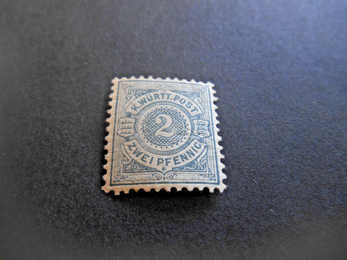 Timbre allemagne wurtemberg - timbre,