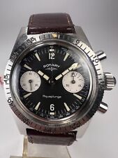 Rotary Aquaplunge Chronographe De Plongée Diver Vintage Watch 1960’s
