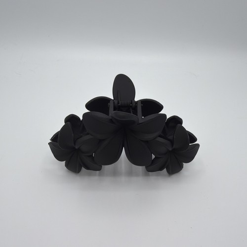 Pince cheveux fleur - fleur, noir