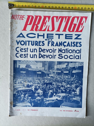 Notre prestige 11 - n°11, 1938