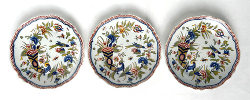 Assiettes 1895 1925 faïence - assiettes,