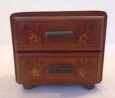 ANCIEN MEUBLE POUPEE ARTISANAL VINTAGE BUFFET TIROIR BOIS MINIATURE