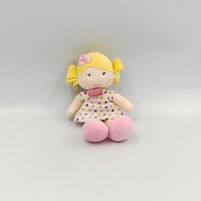 Doudou et compagnie poupée fille robe à pois Demoiselles doudou - 29616