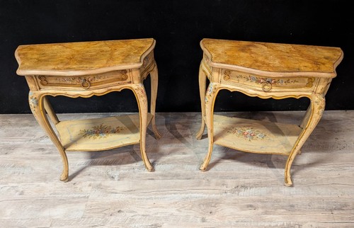 Paire chevets italiens - de,